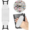 Dragonne pour liseuse kindle/kobo 6-8 pouces blanc – elastique support accessoire kindle pour paperblanc 2025/fire tablet, 50 au