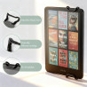Accessoire kindle support 6-8 pouces, dragonne élastique motif léopard pour paperblanc 2025/fire tablet, 50 autocollants de lect