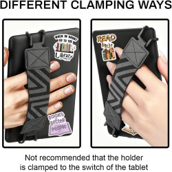 Dragonne Kindle, pour 6-8"" Kindle eReaders/Fire Tablette, Halteband Élastique Léger, Support à Doigt pour Kindle/Kobo/Sony, Noi