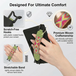 Sangle de maintien pour liseuse 6–8 pouces, tissu élastique confortable et pratique, liseuse, accessoire liseuse, liseuse numeri