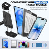 Support col de cygne pour Kindle avec télécommande RF, socle à 360° dans le lit et le canapé, avec Page Turner, accessoires pour