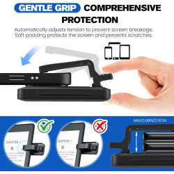 Support col de cygne pour Kindle avec télécommande RF, socle à 360° dans le lit et le canapé, avec Page Turner, accessoires pour