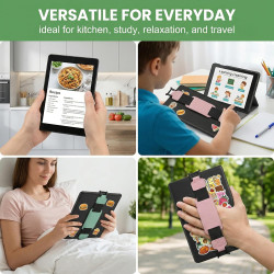 2 Pièces Bracelet de Main pour 6-7,5" Kindle eReader & Fire Tablet, Bande de Maintien Élastique Portable, Léger Support Doigt, I