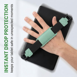 2 Pièces Bracelet de Main pour 6-7,5" Kindle eReader & Fire Tablet, Bande de Maintien Élastique Portable, Léger Support Doigt, I