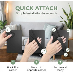 Dragonne Souple pour Kindle, Support à Main pour Liseuses et Tablettes 6-8", Support de Dragonne Confortable pour Kindle, Suppor