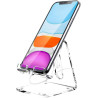 2 téléphone en Acrylique pour Bureau - téléphone Portable Transparent,téléphone Portable en Acrylique, Bureau, Table Chevet, Com