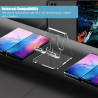 support de téléphone en Acrylique | Accessoire de Bureau Support de Téléphone Portable Transparent, Compatible
