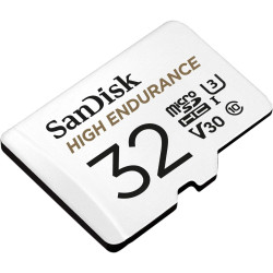 Sandisk high endurance video monitoring for dashcams & home monitoring 32 gb microsdhc memory card + sd adaptor, up to 100 mb/s 