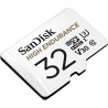 Sandisk high endurance video monitoring for dashcams & home monitoring 32 gb microsdhc memory card + sd adaptor, up to 100 mb/s 