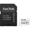 SanDisk 256 Go High Endurance carte microSDXC pour les caméras IP et les caméras embarquées + adaptateur SD jusqu'à 20 000 heure