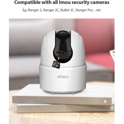 Imou Carte Micro SDXC 32 Go, Vitesse de Lecture jusqu'à 95 Mo/s, Adaptateur SD pour Smartphone, Tablette, caméra d'action, Drone
