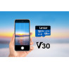 Lexar 633x Carte Micro SD 128 Go, Carte microSDXC UHS-I + Adaptateur SD, Jusqu'à 100 Mo/s en Lecture, A1, C10, U3, V30, Carte TF