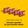Lexar Play Carte Micro SD 512 Go, Carte microSDXC UHS-I, Jusqu'à 150 Mo/s en Lecture, Carte TF Compatible avec Nintendo Jeux Swi