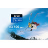 Lexar 633x Carte Micro SD 512 Go, Carte microSDXC UHS-I + Adaptateur SD, Jusqu'à 100 Mo/s en Lecture, A2, C10, U3, V30, Carte TF