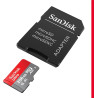 SanDisk Ultra microSDXC UHS-I memory card 256 GB+adapter (for Android smartphones and tablets and MIL cameras, A1, C10, U1, 120 