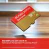 SANDISK Extreme Carte microSDHC UHS-I + SD Adapter, 128 Go (Jusqu’à 245 Mo/s en Lecture et 120 Mo/s en écriture, vidéo 5.3K, C10