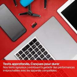 SANDISK Extreme Pro Carte microSD 512 Go, UHS-I + SD Adapter (Jusqu’à 250 Mo/s Vitesses de Lecture et Jusqu’à 170 Mo/s d’écritur