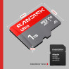 SANDISK Ultra Carte microSDXC UHS-I + SD Adapter, 1 to (Vitesses de Transfert Jusqu’à 195 Mo/s, vidéos en Full HD, V10, U1, C10,