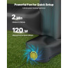 VEVOR Écran de Projection Gonflable Diagonale de 427 cm, Format 16:9, 600D, Lavable, avec Sac de Rangement Portable, Installatio