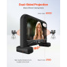VEVOR Écran de Projection Gonflable Diagonale de 427 cm, Format 16:9, 600D, Lavable, avec Sac de Rangement Portable, Installatio