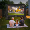 VEVOR Écran de Projection Gonflable Diagonale de 427 cm, Format 16:9, 600D, Lavable, avec Sac de Rangement Portable, Installatio