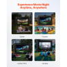 VEVOR Écran de Projection Gonflable Diagonale de 427 cm, Format 16:9, en 600D Lavable, avec Sac de Rangement, Installation Facil