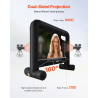 VEVOR Écran de Projection Gonflable Diagonale de 457 cm, Format 16:9, 600D, Lavable, avec Sac de Rangement Portable, Installatio