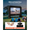 VEVOR Écran de Projection Gonflable Diagonale de 457 cm, Format 16:9, 600D, Lavable, avec Sac de Rangement Portable, Installatio
