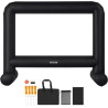 VEVOR Écran de Projection Gonflable Diagonale de 457 cm, Format 16:9, 600D, Lavable, avec Sac de Rangement Portable, Installatio