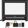 VEVOR Écran de Projection Gonflable Diagonale de 549 cm, Format 16:9, 600D, Lavable, avec Sac de Rangement Portable, Installatio