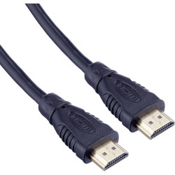 PremiumCord Câble HDMI Haut Débit 4K M/M, 10,2 Gbit/s Avec Ethernet, Compatible Vidéo 4K@30 Hz, Full HD 1080p, Deep Color, 3D, A