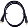 PremiumCord Câble HDMI Haut Débit 4K M/M, 10,2 Gbit/s Avec Ethernet, Compatible Vidéo 4K@30 Hz, Full HD 1080p, Deep Color, 3D, A