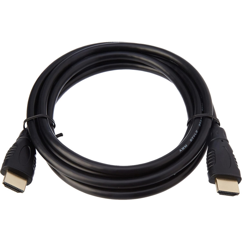 PremiumCord Câble HDMI Haut Débit 4K M/M, 10,2 Gbit/s Avec Ethernet, Compatible Vidéo 4K@30 Hz, Full HD 1080p, Deep Color, 3D, A
