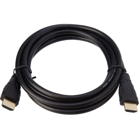 PremiumCord Câble HDMI Haut Débit 4K M/M, 10,2 Gbit/s Avec Ethernet, Compatible Vidéo 4K@30 Hz, Full HD 1080p, Deep Color, 3D, A