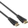 PremiumCord 4K Câble HDMI Haute Vitesse M/M 10.2Gbps avec Ethernet, Compatible avec Vidéo 4K@30Hz 2160p, Full HD 1080p, 3X Blind