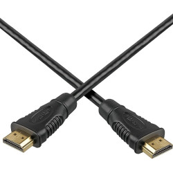 PremiumCord 4K Câble HDMI Haute Vitesse M/M 10.2Gbps avec Ethernet, Compatible avec Vidéo 4K@30Hz 2160p, Full HD 1080p, 3X Blind