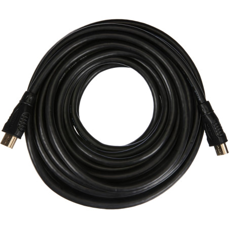 PremiumCord Câble HDMI Haut Débit 4K M/M, 10,2 Gbit/s Avec Ethernet, Compatible Vidéo 4K@30 Hz, Full HD 1080p, Deep Color, 3D, A