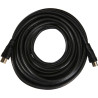 PremiumCord Câble HDMI Haut Débit 4K M/M, 10,2 Gbit/s Avec Ethernet, Compatible Vidéo 4K@30 Hz, Full HD 1080p, Deep Color, 3D, A