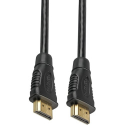 PremiumCord Câble HDMI Haut Débit 4K M/M, 10,2 Gbit/s Avec Ethernet, Compatible Vidéo 4K@30 Hz, Full HD 1080p, Deep Color, 3D, A