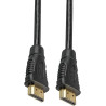 PremiumCord Câble HDMI Haut Débit 4K M/M, 10,2 Gbit/s Avec Ethernet, Compatible Vidéo 4K@30 Hz, Full HD 1080p, Deep Color, 3D, A