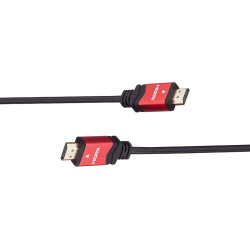 PremiumCord Câble HDMI Haut Débit 4K M/M, 10,2 Gbit/s avec Ethernet, Compatible Vidéo 4K@30 Hz, Full HD 1080p, Deep Color, 3D, A