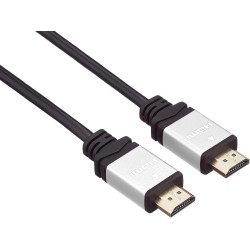 PremiumCord Câble HDMI Haut Débit 4K M/M, 10,2 Gbit/s avec Ethernet, Compatible Vidéo 4K@30 Hz, Full HD 1080p, Deep Color, 3D, A