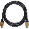 PremiumCord Câble HDMI Haut Débit 4K M/M, 10,2 Gbit/s Avec Ethernet, Compatible Vidéo 4K@30 Hz, Full HD 1080p, Deep Color, 3D, A