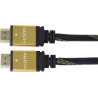 PremiumCord Câble HDMI Haut Débit 4K M/M, 10,2 Gbit/s avec Ethernet, Compatible avec Vidéo 4K@30 Hz, Full HD 1080p, Deep Color, 