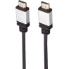 PremiumCord Câble HDMI Haut Débit 4K M/M, 10,2 Gbit/s avec Ethernet, Compatible Vidéo 4K@30 Hz, Full HD 1080p, Deep Color, 3D, A