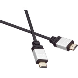 PremiumCord Câble HDMI Haut Débit 4K M/M, 10,2 Gbit/s avec Ethernet, Compatible Vidéo 4K@30 Hz, Full HD 1080p, Deep Color, 3D, A