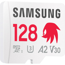 Samsung Carte mémoire microSDXC Sonic Pro Plus, Interface UHS-I, 128 Go, Vitesse de Lecture jusqu'à 180 Mo/s, Toujours Plus de V