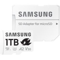 Samsung Carte mémoire microSDXC Sonic Pro Plus, Interface UHS-I, 1 to, Vitesse de Lecture jusqu'à 180 Mo/s, Toujours Plus de Vit
