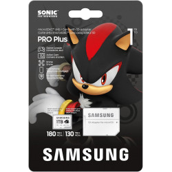 Samsung Carte mémoire microSDXC Sonic Pro Plus, Interface UHS-I, 1 to, Vitesse de Lecture jusqu'à 180 Mo/s, Toujours Plus de Vit