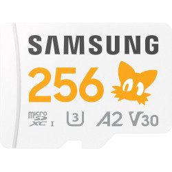 Samsung Carte mémoire microSDXC Sonic Pro Plus, Interface UHS-I, 256 Go, Vitesse de Lecture jusqu'à 180 Mo/s, Toujours Plus de V